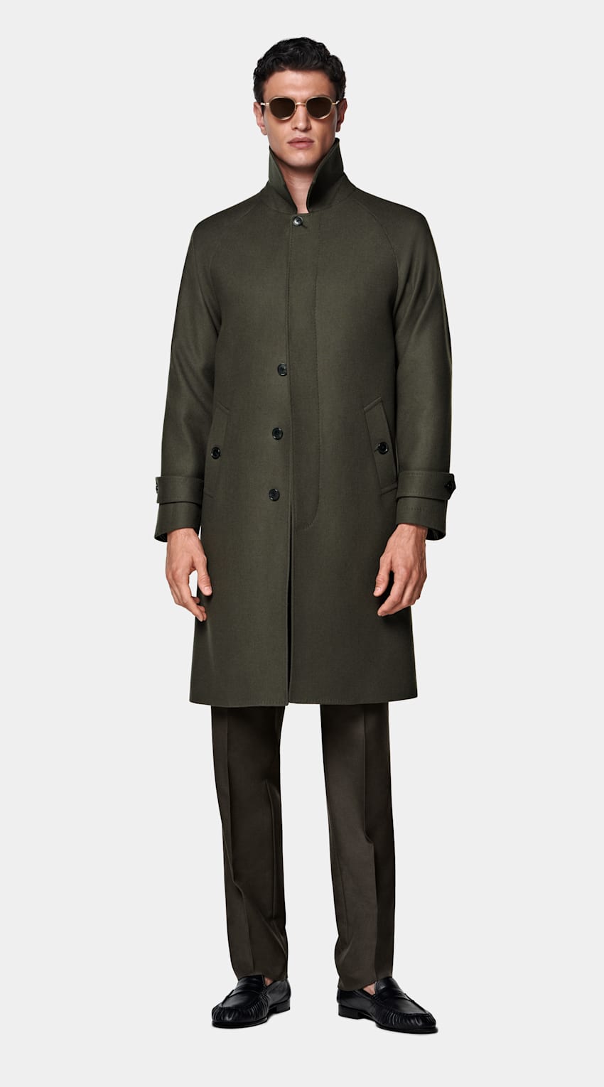 Relaxed Raglan Overcoat