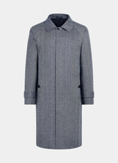 Herringbone Relaxed Raglan Overcoat