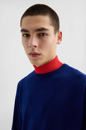 Maglione In Lana Con Motivo Pointelle