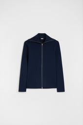 Technical Zip Up Cardigan