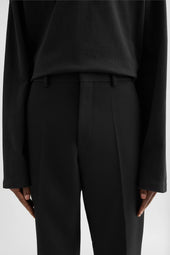Pantaloni Affusolati In Gabardine Di Lana
