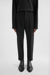 Pantaloni Affusolati In Gabardine Di Lana