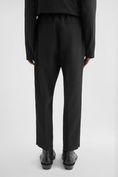 Pantaloni Affusolati In Gabardine Di Lana