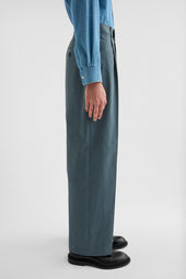 Pantaloni In Drill Di Cotone