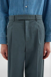 Pantaloni In Drill Di Cotone