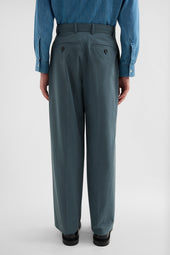 Pantaloni In Drill Di Cotone