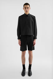 Short in tela di lana