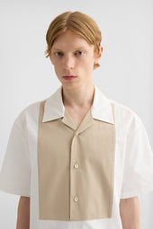 Cotton Blend Poplin Shirt