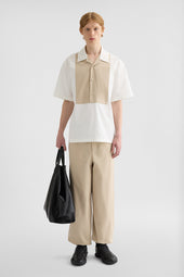Cotton Blend Poplin Shirt