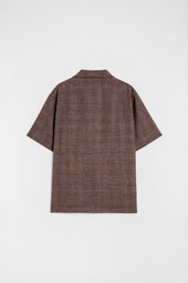 Camicia In Misto Lana Fiammato
