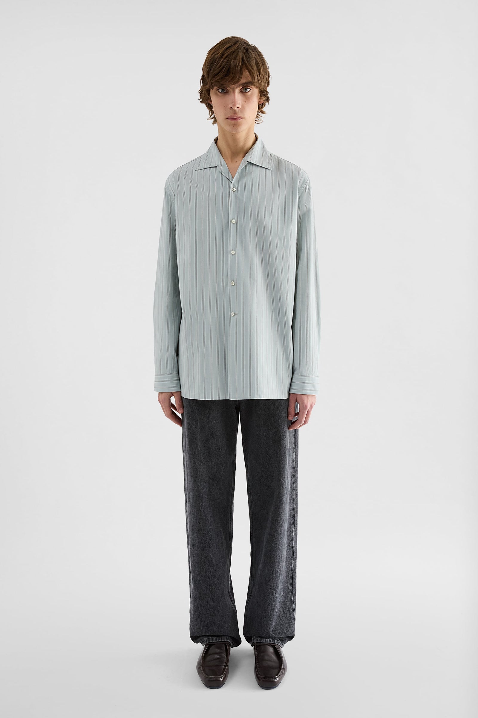 Camicia In Cotone Testurizzato
