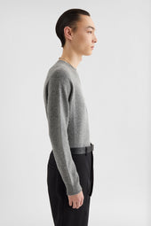 Maglione Girocollo In Misto Cashmere