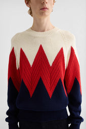 Cotton Pointelle Sweater