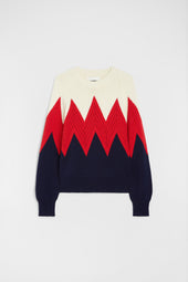 Cotton Pointelle Sweater
