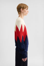 Cotton Pointelle Sweater