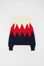 Cotton Pointelle Sweater