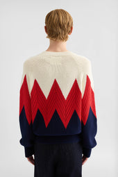 Cotton Pointelle Sweater