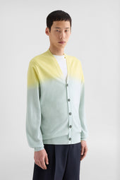 Lightweight Wool V Neck Cardigan