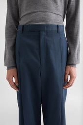 Pantaloni In Popeline Di Misto Cotone