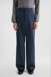 Pantaloni In Popeline Di Misto Cotone