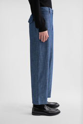 Pantaloni Affusolati In Cotone