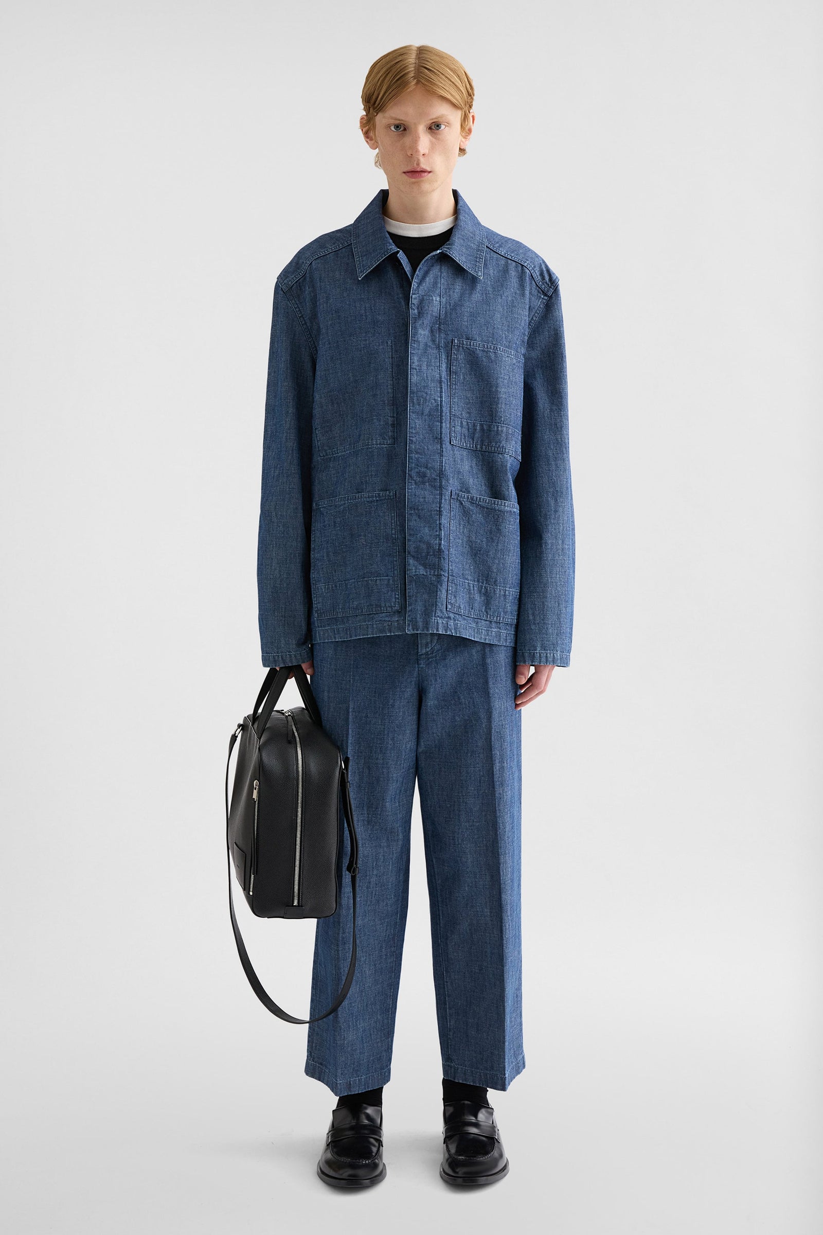 Pantaloni Affusolati In Cotone