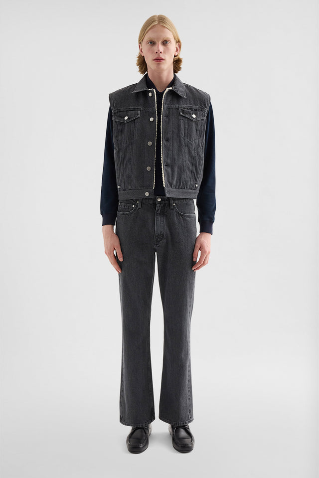 Pantaloni in denim leggero Flare