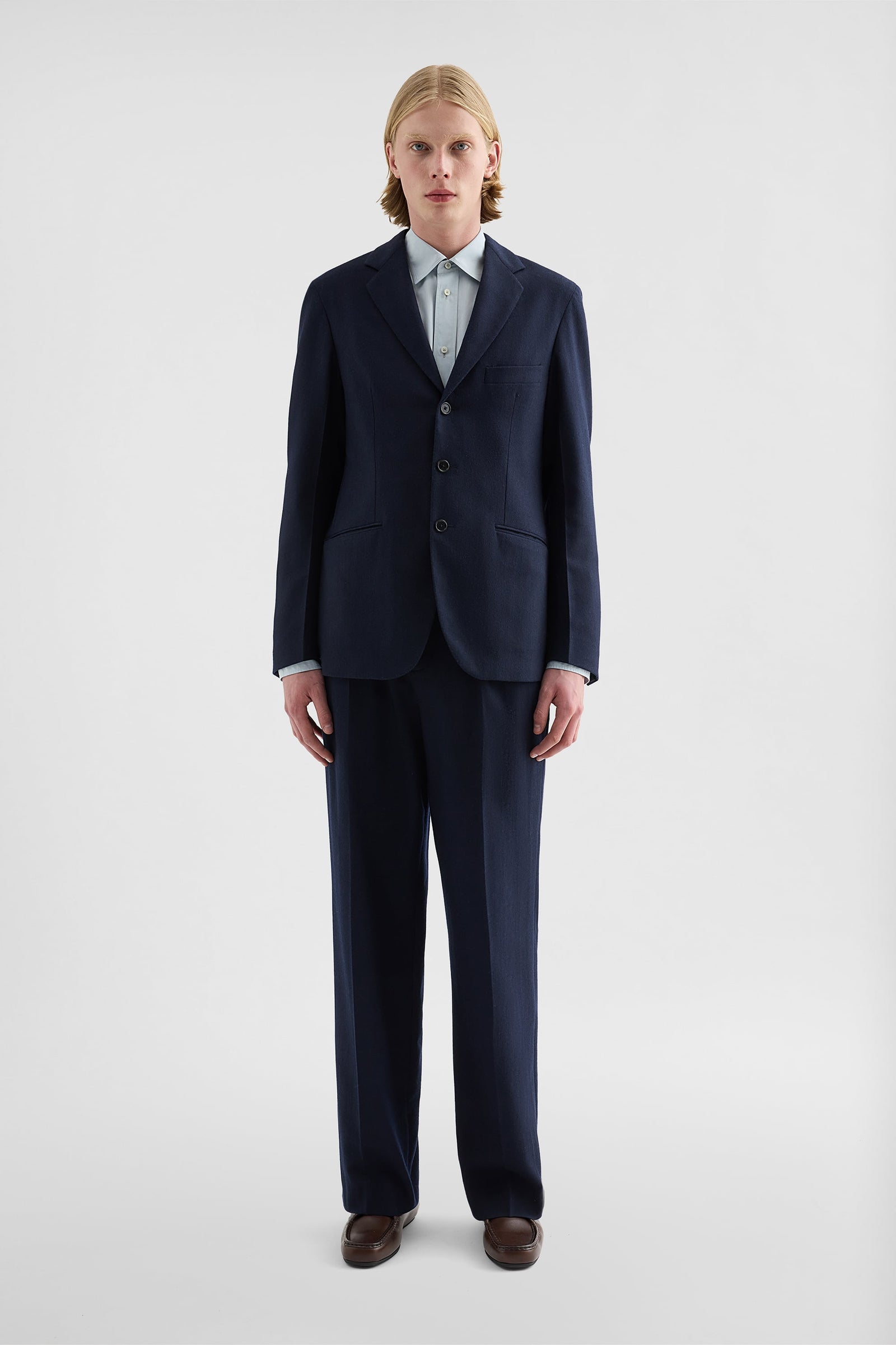 Pantaloni In Flanella Di Lana