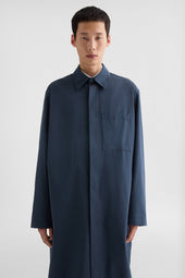 Cappotto In Popeline Di Misto Cotone