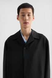 Wool Canvas Coat