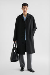 Wool Canvas Coat
