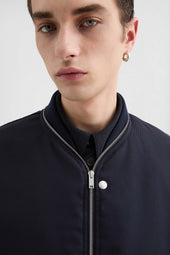 Bomber In Gabardine Di Lana