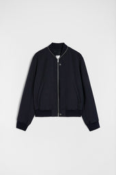 Bomber In Gabardine Di Lana