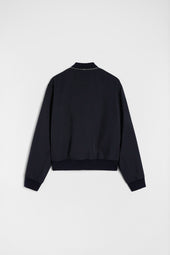 Bomber In Gabardine Di Lana
