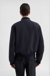 Bomber In Gabardine Di Lana