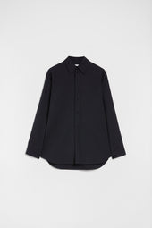Camicia In Gabardine Di Lana Leggera