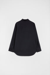 Camicia In Gabardine Di Lana Leggera