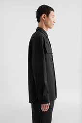 Lightweight Wool Gabardine Shirt