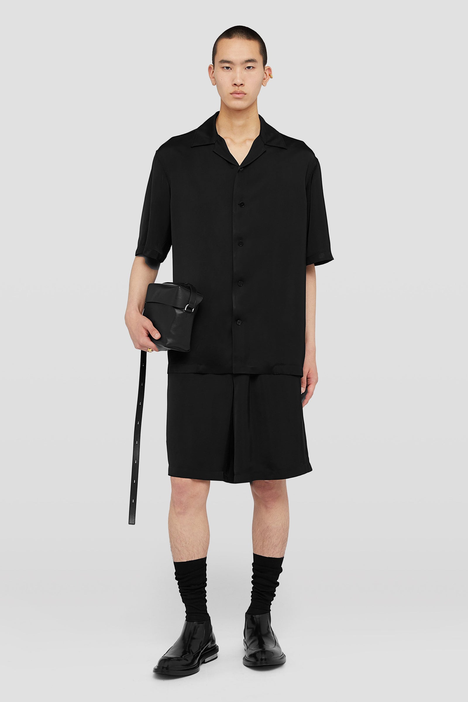 Camicia In Viscosa Fluida