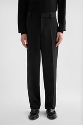 Pantaloni In Gabardine Di Lana Leggera