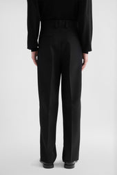 Pantaloni In Gabardine Di Lana Leggera