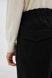 Lightweight Wool Gabardine Tapered Trousers