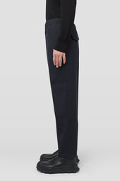Pantaloni Affusolati In Gabardine Di Lana Leggera