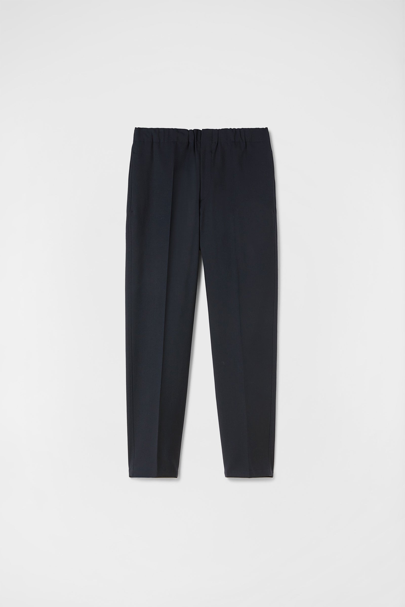 Pantaloni Affusolati In Gabardine Di Lana Leggera