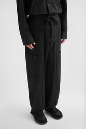 Pantaloni Cargo In Popeline Di Cotone