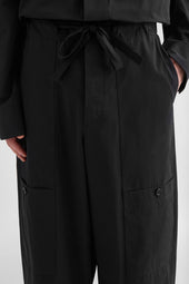 Pantaloni Cargo In Popeline Di Cotone