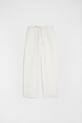 Linen Blend Cargo Trousers