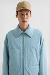 Giacca Camicia Imbottita In Popeline Di Cotone