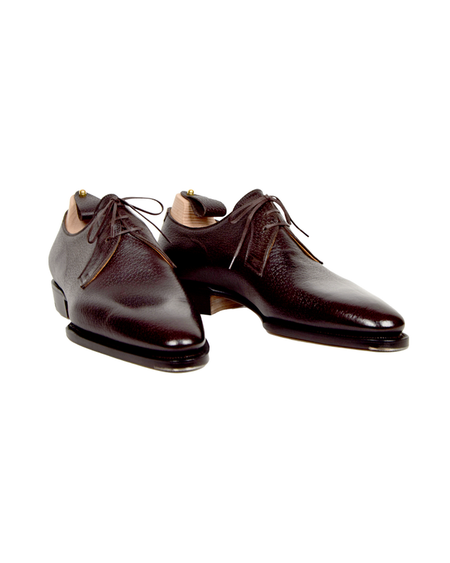 Three Eyelet Derbies in Boarskin