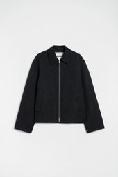 Lightweight Textured Wool Jacket